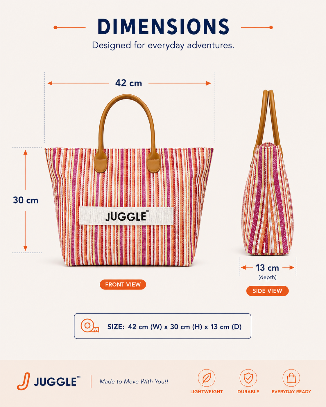JUGGLE™ CarryAll — Coral