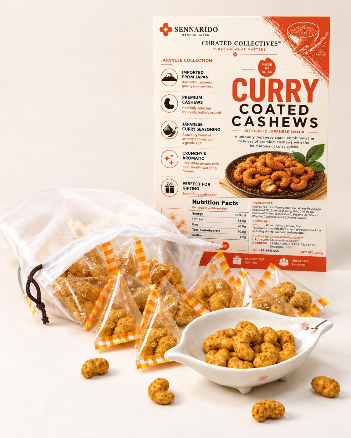Japanese Curry Coated Cashews