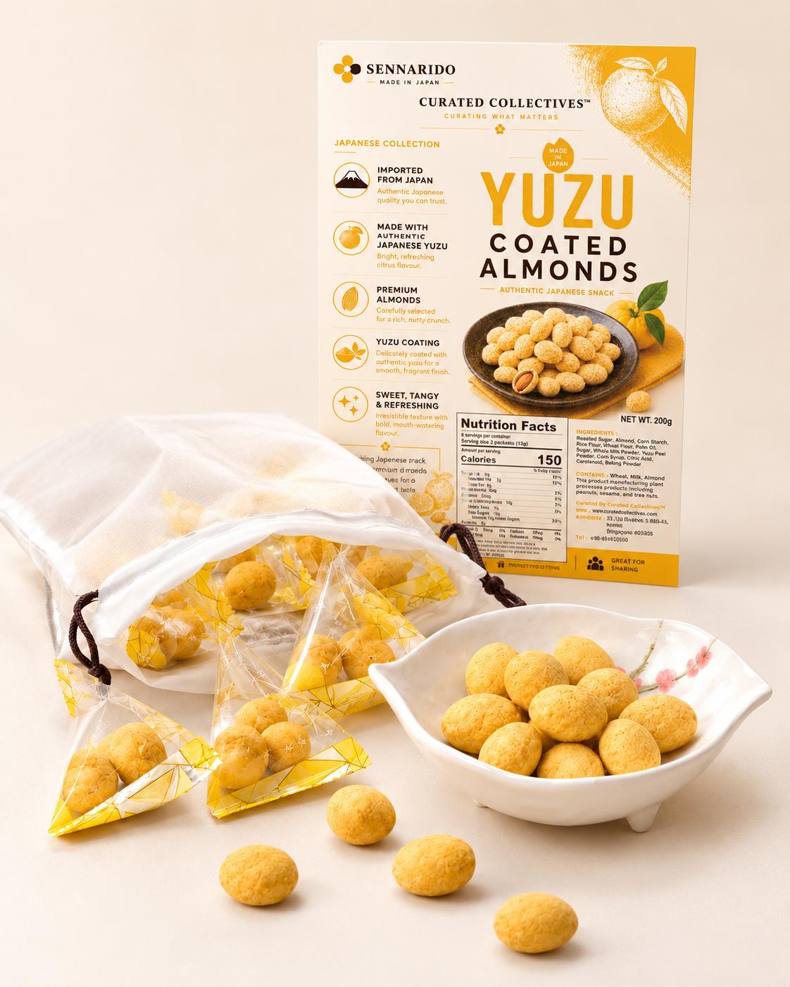 Japanese Yuzu Coated Almonds